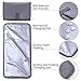 ISAMANNER Portable Changing Pad, Lightweight Travel Station Kit for Baby Diapering, Diaper Changing Mat, Grey, Polyurethane Laminate (PUL) Mat