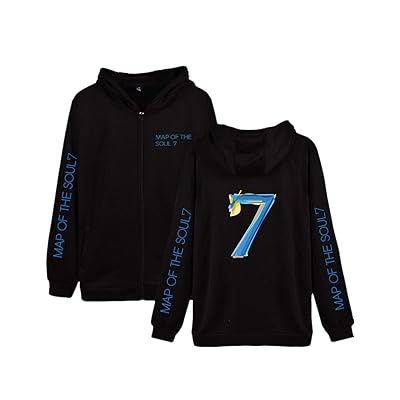 BTS Map of The Soul Zipper Jacket Hoodie for Men Kuwait Ubuy
