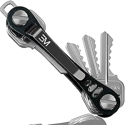 EM Key Holder Keychain for Men - Aircraft-Grade