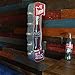 Coca-Cola Reproduction Vintage Advertising Sign - Battery Powered LED Lights, Double Sided Metal Marquee Display - 25 x 9 x 4 inches