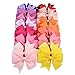 Handmade 40Pcs Baby Girls Grosgrain Ribbon Boutique Hair Bows For Teens Baby Girls Babies Toddlers Christmas Gift