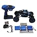 Blomiky C181 1:18 Scale 4WD High Speed Racing Blue RC Cars Electric Buggy Hobby Fast Off-Road Toy RC Truck Vehicle Toy Extra 2 Battery C181 Blue