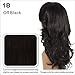 Vivica A. Fox FHW135-V New Futura Fiber, 3/4 Half Wig in Color 1B