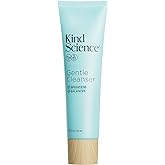 Kind Science Gentle Face Cleanser - Face Wash for Women & Makeup Remover with Vitamin C - Facial Cleanser for Dry Skin - Paraben, Dye & Fragrance Free, Cruelty Free, 4.5 fl oz