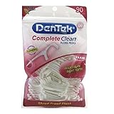 DenTek Floss Picks Complete Clean | Mouthwash Blast 90-Count per Pack | 2-Packs Total