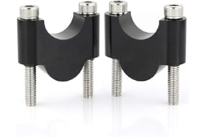 Mantt 7/8''22mm Motorcycle ATV Dirt Bike HandleBar Risers 30mm Height Without Clamps, Fit For Grom MSX125 / CRF250L, Z125, DR