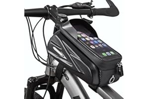 COTOUXKER Bike Frame Bag, Mountain Bike Phone Holder Bag for Road and Mountain Bikes Cycling Storage Bags