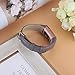 NANW Compatible Fitbit Charge 3 Bands, Slim Genuine Leather Wristband Replacement Accessories Strap for Women Men Compatible Fitbit Charge 3 / Charge 3 SE Small Large