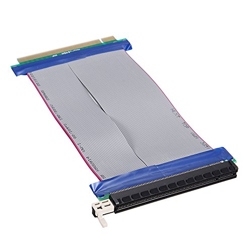PCIe PCI-express 164pin 16x-16x extender riser Card Flexible cable 24cm