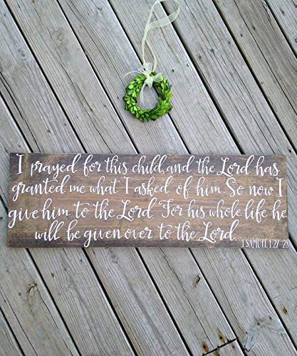 nursery bible verse wall art
