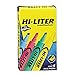 Avery Hi-Liter Desk-Style Highlighters, Smear Safe Ink, Chisel Tip, 4 Assorted Color Highlighters (17752)