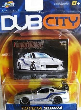 Jada Dub City Import Racer Silver Toyota Supra 1:64 Scale Die Cast Car by Import Racers