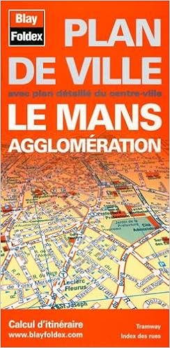 Amazonfr Plan De Ville Le Mans Et Son Agglomération - 