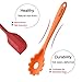 TTLIFE Silicone Utensils Kitchen Colorful 9 Pieces With Turner, Spatula, Soup Ladle,Brush,Long Handle Shovel,Long Spoon,Slotted Spoon,Shovel Spoon,Colander for Cooking/Baking/BBQ