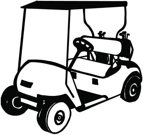 Amazon 電動ゴルフカートビニールデカールステッカー車トラックウィンドウバンパー壁装飾 15 In 38 Cm Wide Auto117 15wh ステッカー デカール 車 バイク