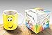 Cortunex Color Changing Coffee Mug - 11 Ounce Heat Sensitive Mug for Cartoon Lovers with A Funny Yellow Smiley Face - Unique Heat Changing Mug - Ceramic Coffee Tea Cup with Fun Gift Box