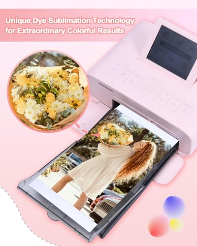 Compatible with Canon Selphy CP1300 Photo Paper, KP-108IN 3115B001(AA) | Compatible with Canon Selphy CP1500 CP1200 CP1000 CP910, 3 Printer Cartridges and 108 Paper Sheets (100 x 148 mm)