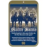 NCAA Notre Dame/4 Horsemen 11-by-17 inch Sign