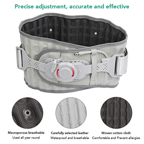 Back Brace Lumbar Support Belt Adjustable Compression & Breathable Back Massage for Driving, Posture and Work, one Size for 29 inches to 49 inches Waists
