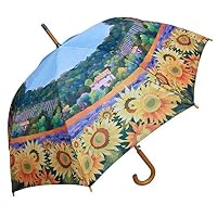 Gabrielle Sunflowers Umbrella - Auto Open 46 inch - Best for Women - by Adjore