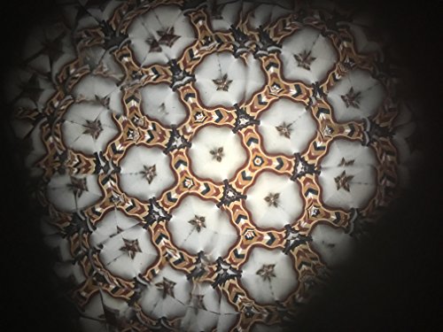 N & J Kaleidoscope Teleidoscope in Padauk Wood, 4 1/2 Inch, Inlaid Woods of Padauk, Ebony, Teak and Jalneem