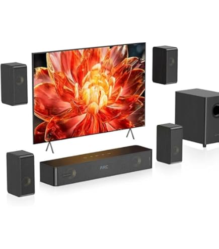 Acoustic Audio AA5172 Home Theater 5.1 700W | Bluetooth, FM, USB, SD, Subwoofer | Nero