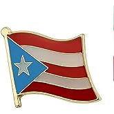 Puerto Rico LIGHT BLUE Flag Lapel Pin 5/8" x 5/8"