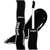 Black Lip Gloss for Women - Black Liquid Lipstick Dark Gothic Lip Stain, Transfer-Proof Long Lasting Waterproof Moisturizing 