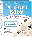 OCuSOFT Baby Eyelid & Eyelash Cleanser Towelettes 20 ea (Pack of 2)