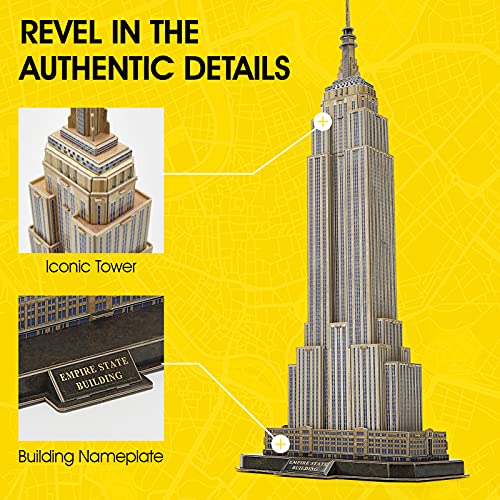 Cubicfun 3d Puzzles Led Dubai Burj Khalifa 57 5 H Architecture Building Model Kits For Adults Souvenir Decoration And Birthday Gifts For Men And Women The Tallest Tower 136 Pcs Pricepulse