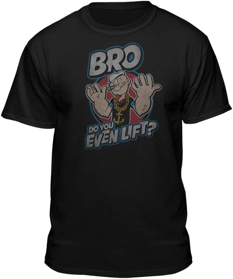 Popeye The Sailor Man Official Bro Do You Even Lift T-Shirt
