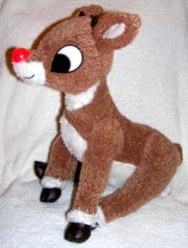 rudolph plush with music and lights