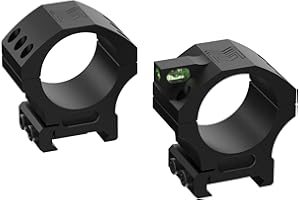 Monstrum Next Level Scope Rings with Integrated Level Bubble and Anti-Recoil Lugs | Available in 1 inch, 30 mm, and 34 mm Diameter