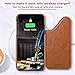 LOHASIC for iPhone Xs Wallet Case, for iPhone X, 5 Card Holder Leather Credit Slot Phone Cover for Men Women, Kickstand Magnetic Clasp Flip Folio Portfolio, Designer Fancy Travel Pocket 5.8