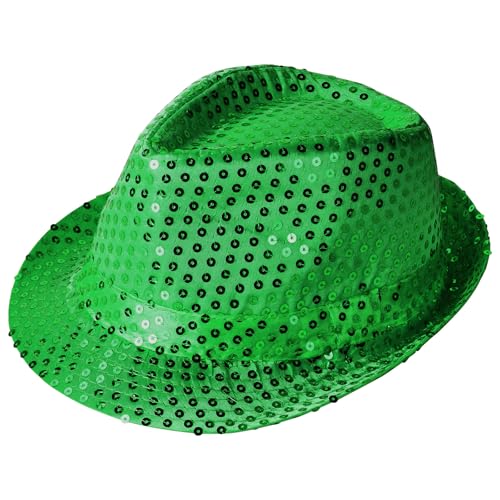 Adult Version Green Sequin Hat
