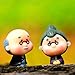 CosCosX Miniature Fairy Garden Grandpa&Grandma Ornament Bonsai Doll Dollhouse Plant Pot Figurine DIY Outdoor Desktop Decor Crafts Home Decoration
