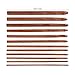 20pcs Bamboo Crochet Hooks Needles Knit Weave Craft Yarn Sewing Tools Knitting Bamboo Crochet Hook Set with Case