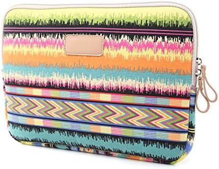 Bohemian Style Canvas Audio 11-11.6 Inch Laptop / Notebook Computer / MacBook/ MacBook Air / Microsoft Surface 2 / surface RT / Surface PRO / Suface Pro2 Sleeve Case Bag Cover Pouch