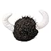 Deluxe Soft Fuzzy Furry Warrior Viking Helmet Hat Costume Accessory