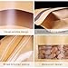 50pcs Sealable Bags,Brown Kraft Paper Bag Stand up Zipper Resealable Stand Up Food Grade Coffee Bags Pouches with Window,Biscuit Bag,Pastry Bag,Snack sub-Package(Pack of 50)