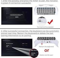 LUNISSILY Wireless Controller Keyboard for