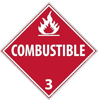 Dl9p National Marker Dot Placard Signcombustible 3 10 34 Inches X 10 34 Inches Ps Vinyl Dl9p National Marker Dot Placard Signcombustible 3 10 34 Inches X 10 34 Inches Ps Vinyl