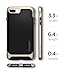 Spigen Neo Hybrid Designed for Apple iPhone 8 Plus Case (2017) / Designed for iPhone 7 Plus Case (2016) - Black & Champagne Gold