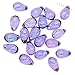 Czech Glass Smooth Teardrop Beads 9x6mm - Luminescent Amethyst (20)