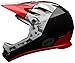 BELL Sanction Adult Full Face Bike Helmet - White/Black/Red (Discontinued), Small (52-54 cm)