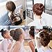 40 Pcs Hair Bun Maker Kit, including 7Pcs Donut Bun Make