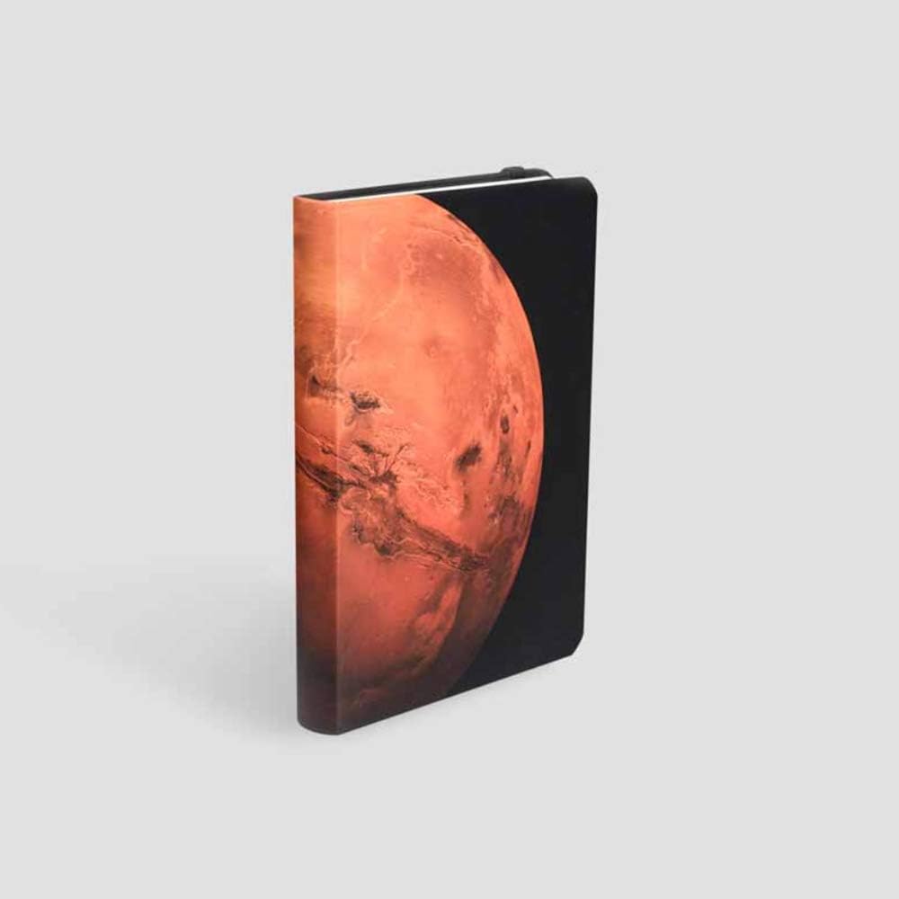 AstroReality: Planetary AR Notebook, Embossed Hardcover Writing Journal, Augmented Reality App Enabled, 7x5 Inches, 176 Graph + Blank Pages, Perfect Space Gift (Mars) : Office Products