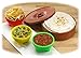 IMUSA USA Plastic Salsa Dishes 3-Piece, Red, Orange, Green