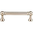 Top Knobs TK802BSN Serene Collection 3-3/4" Kara Pull, Brushed Satin Nickel