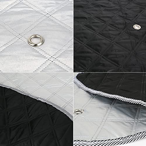 Opaltool Interior Car Sun Visor Suitable for Mercedes-Benz VITO II W639/Viano 2003-2014, 10pcs Foldable Interior Windshield Covers for More Privacy and Better Temperature Control